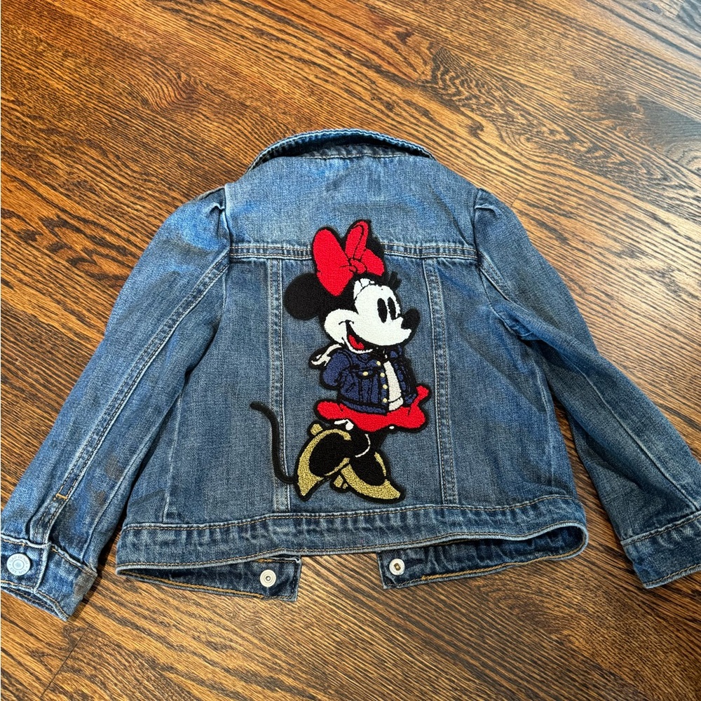 Gap Disney Minnie Mouse Jean jacket, size 4.